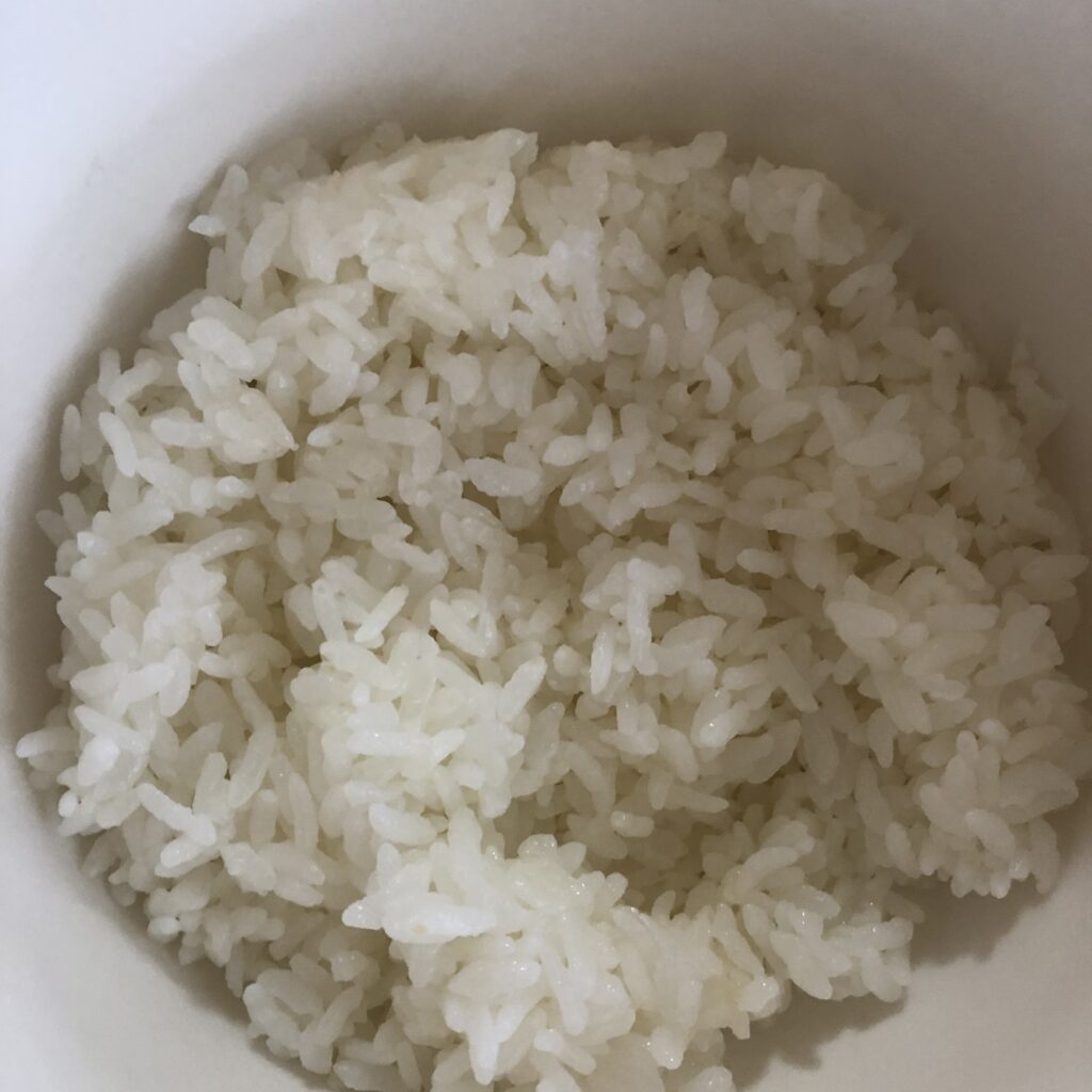 温泉水99で炊いた米の画像